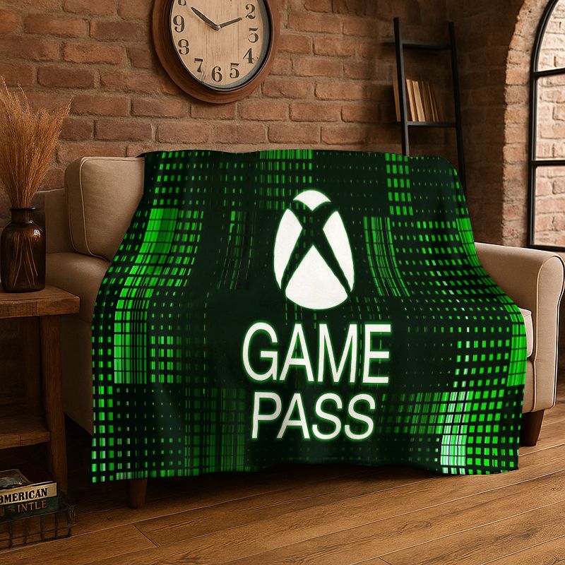 Retro Gaming Xbox - retro Xbox Gaming Gamer Logo Flanellen