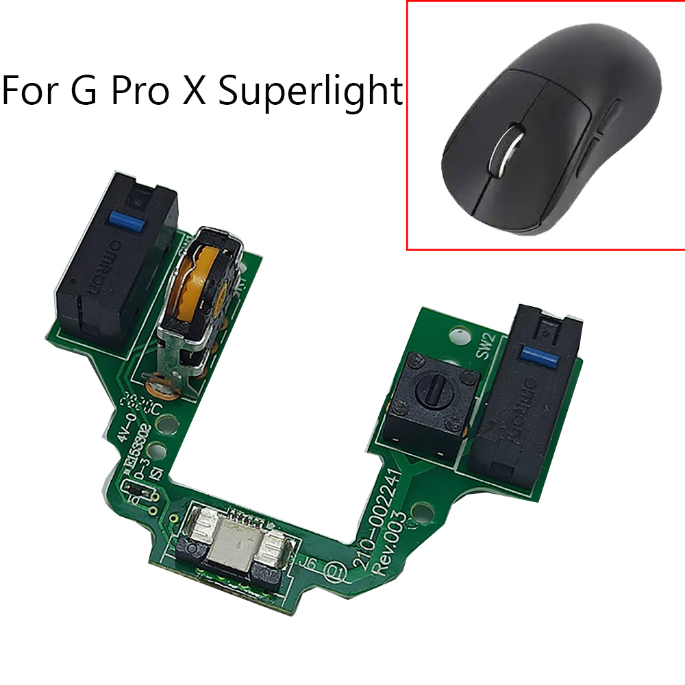 Logitech Mouse G Pro X Superlight - Vervangende muismuisknop Micro Switch Key Moederbord
