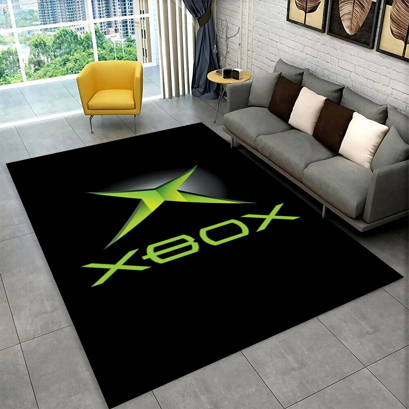 Retro Gaming Xbox - retro Xbox Gaming Gamer Logo Tapijt