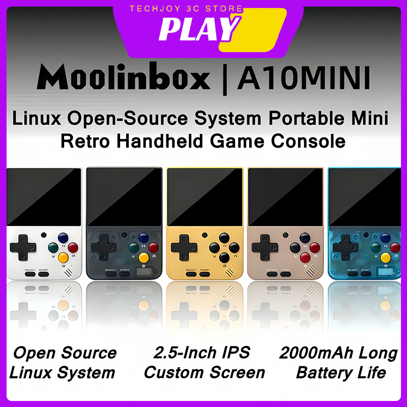 Retro Gaming Device Handheld - Moolinbox A10Mini 2,8-inch Linux Mini Open