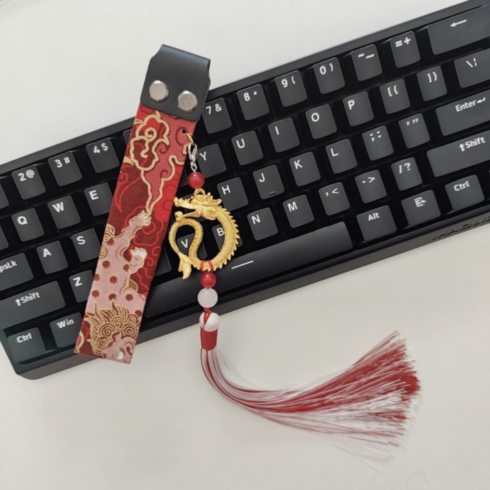 Retro Gaming Cable - Toetsenbordlint Chinese retrostijl voor Wooting Decoratie