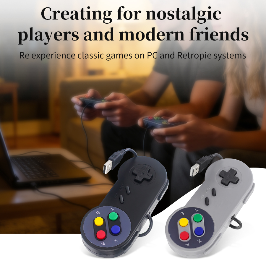 Retro Gaming Raspberry Pi 4 - USB Retro Gamepad voor PC NESPi