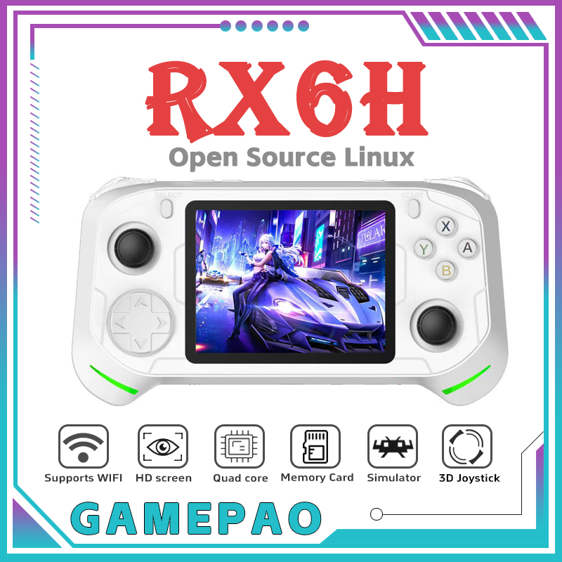 Open Source RX6H Retro Handhel - Retro Gaming Device Handheld recensie en prijs