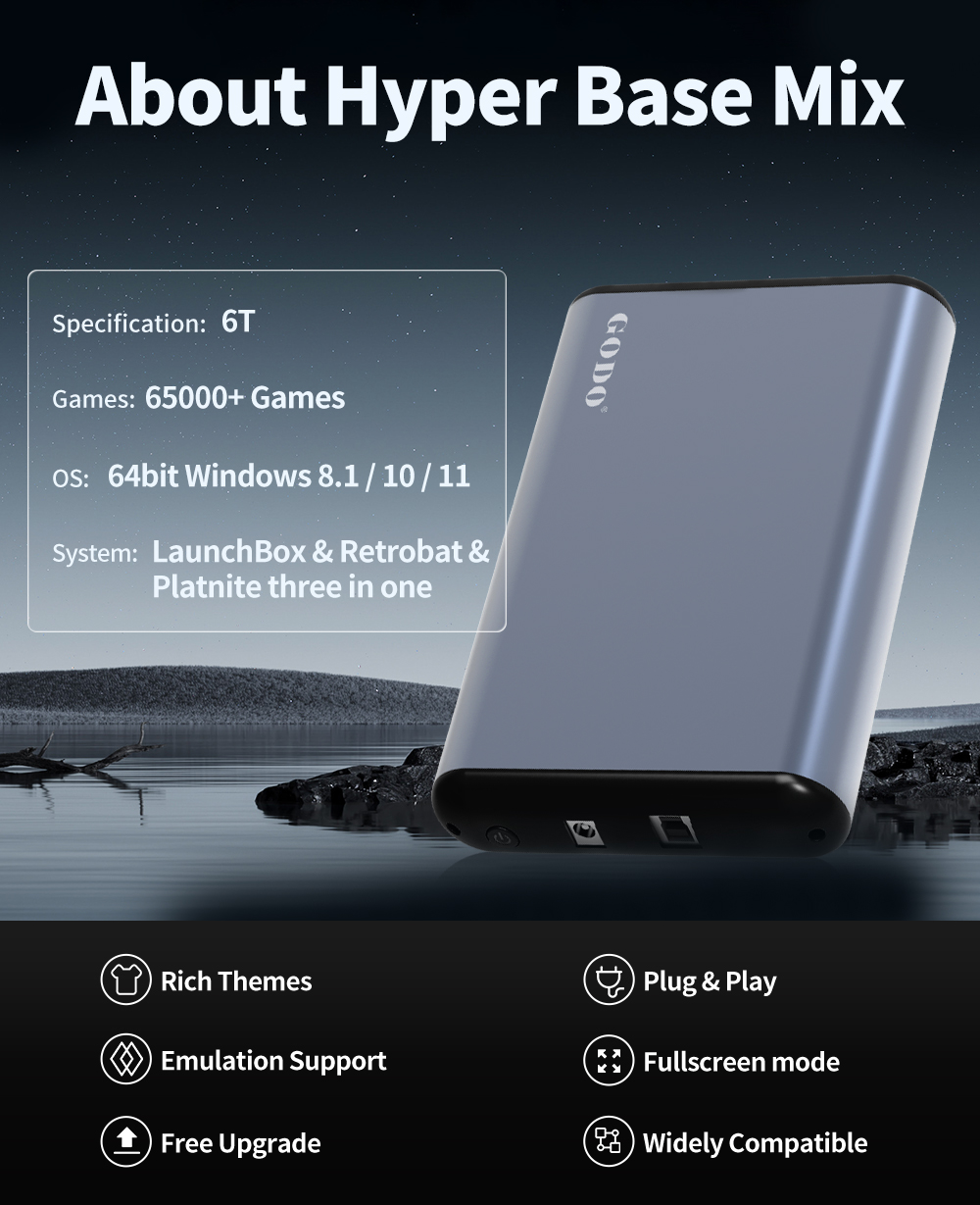 JMachen 6TB draagbaar gaming-H - Retro Gaming Xbox recensie en prijs