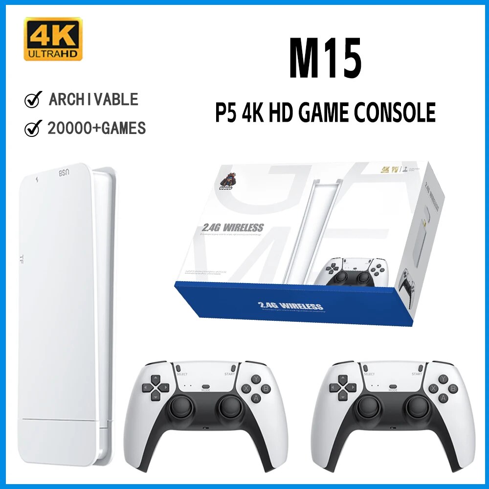 NIEUWE M15 4K HD Gameconsole P - Retro Gaming Xbox recensie en prijs