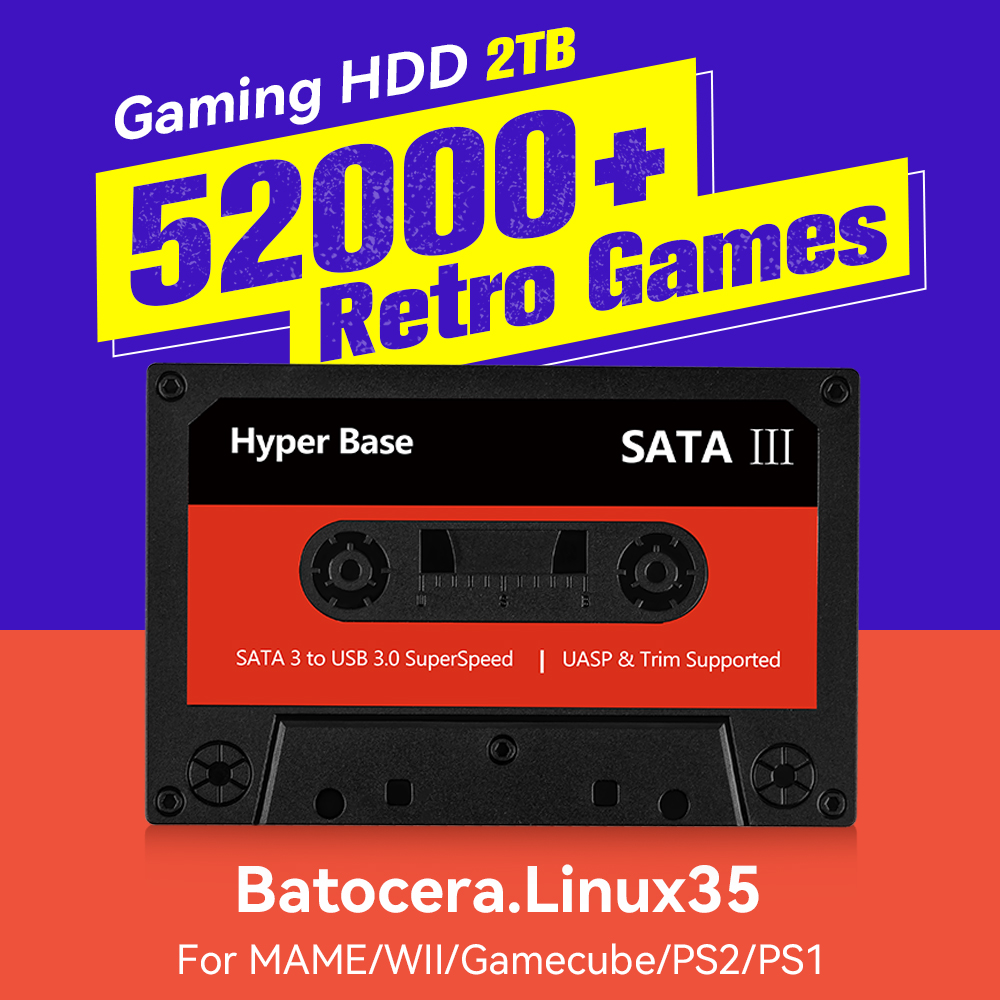 Batocera 500GB/2TB Retro Game  - Retro Gaming Windows recensie en prijs