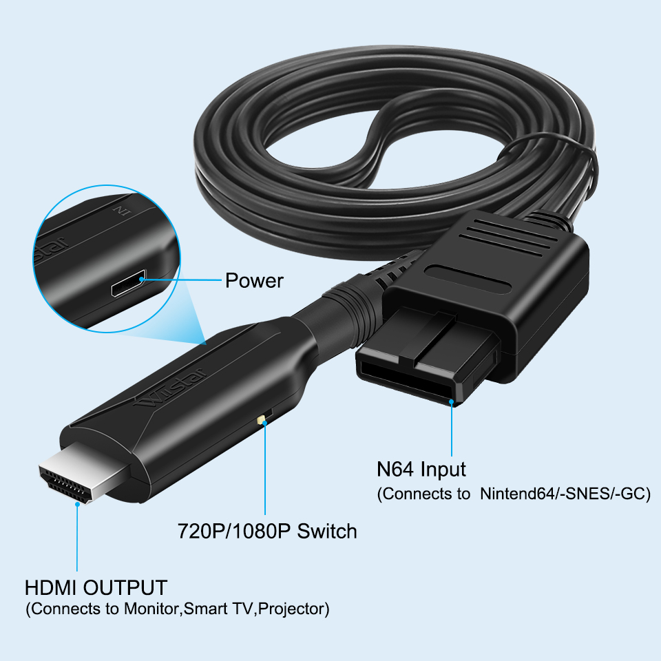 N64 Naar Hdmi-Compatibele Kabe - Retro Gaming Cable recensie en prijs