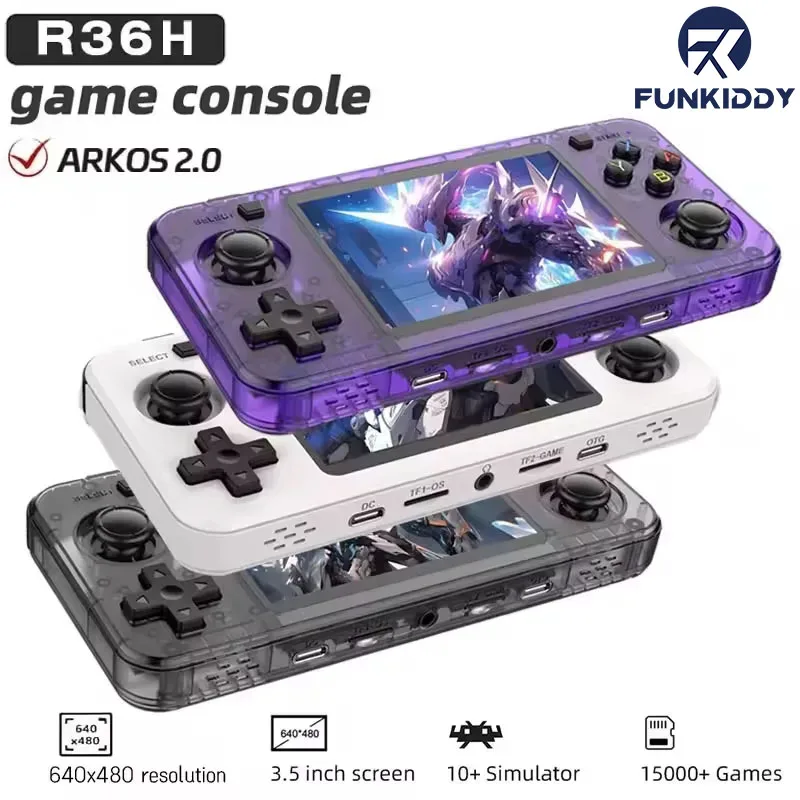 FUNKIDDY Nieuwe R36H Retro Han - Retro Gaming Device Handheld recensie en prijs