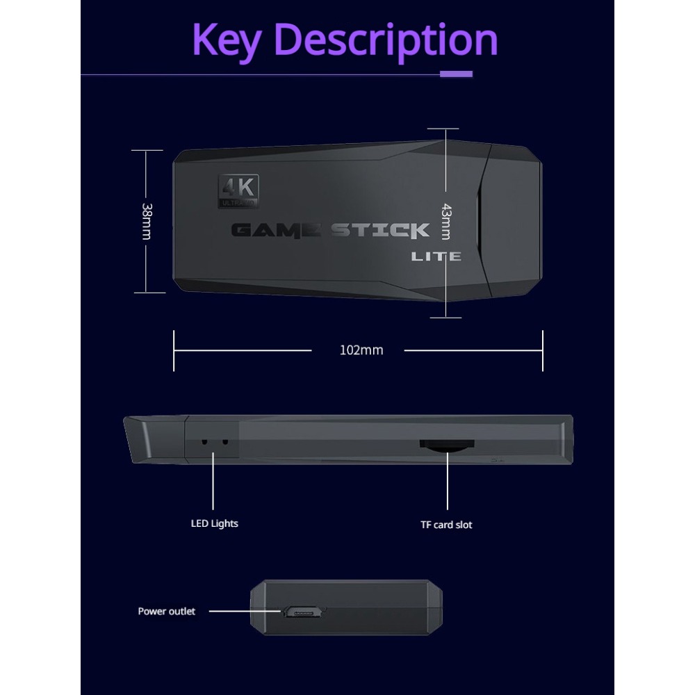 Draagbare 4K Retro Game Stick  - Retro Gaming Xbox recensie en prijs