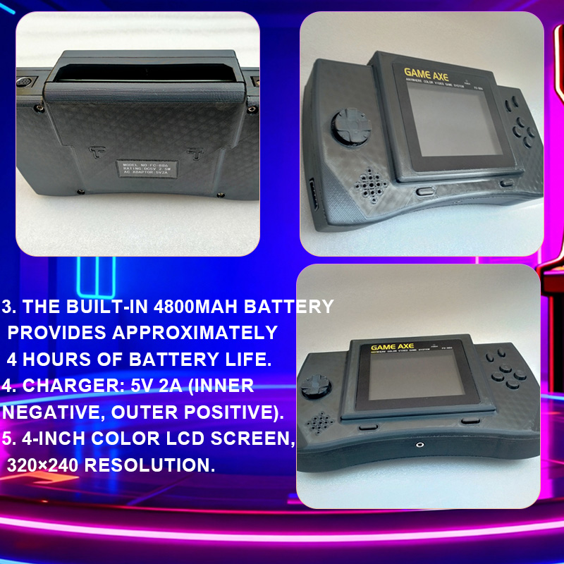 PFT Elite 4-inch draagbare arc - Retro Gaming Handheld Console recensie en prijs