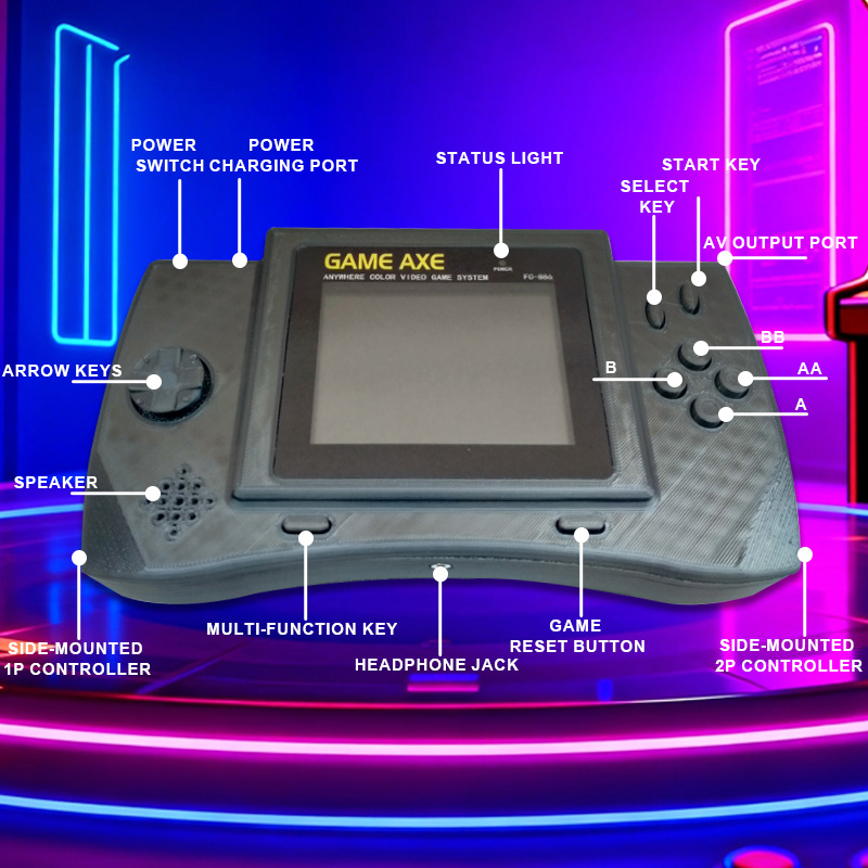 PFT Elite 4-inch draagbare arc - Retro Gaming Handheld Console recensie en prijs