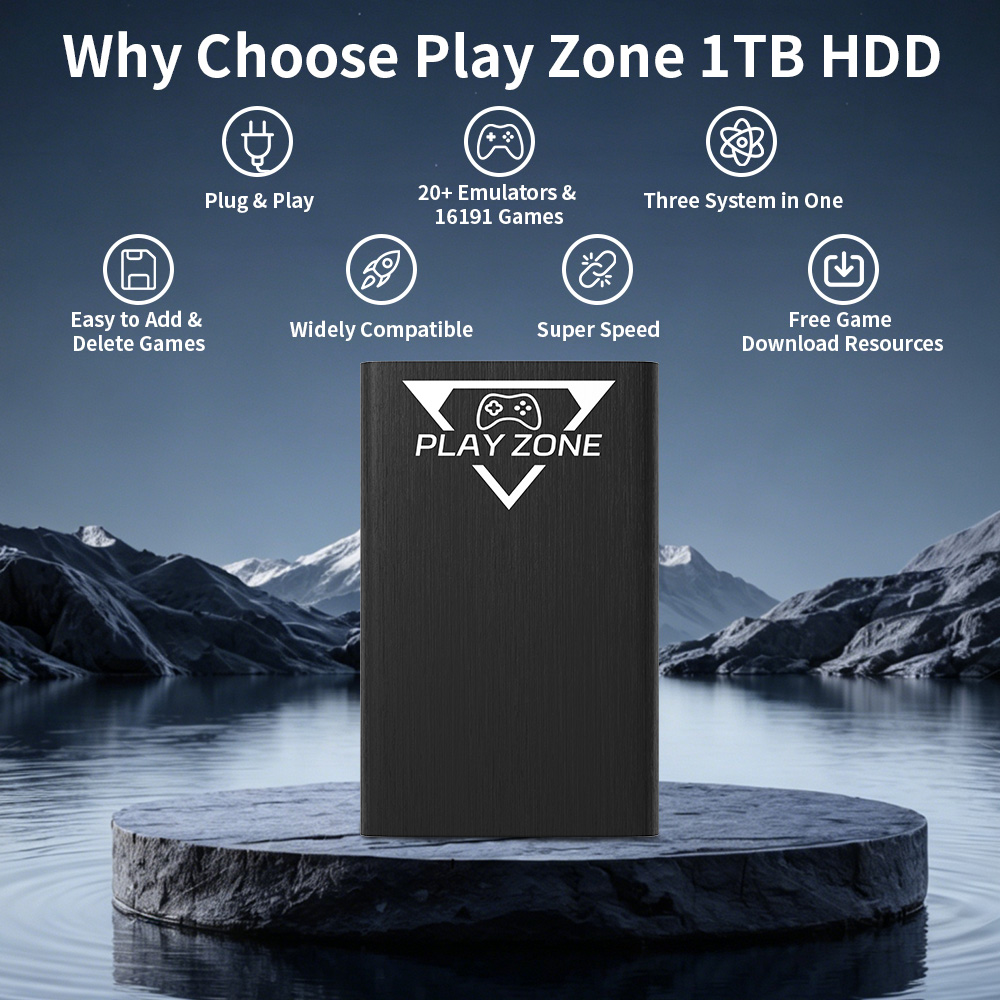 Play Zone 1TB draagbare gaming - Retro Gaming Xbox recensie en prijs