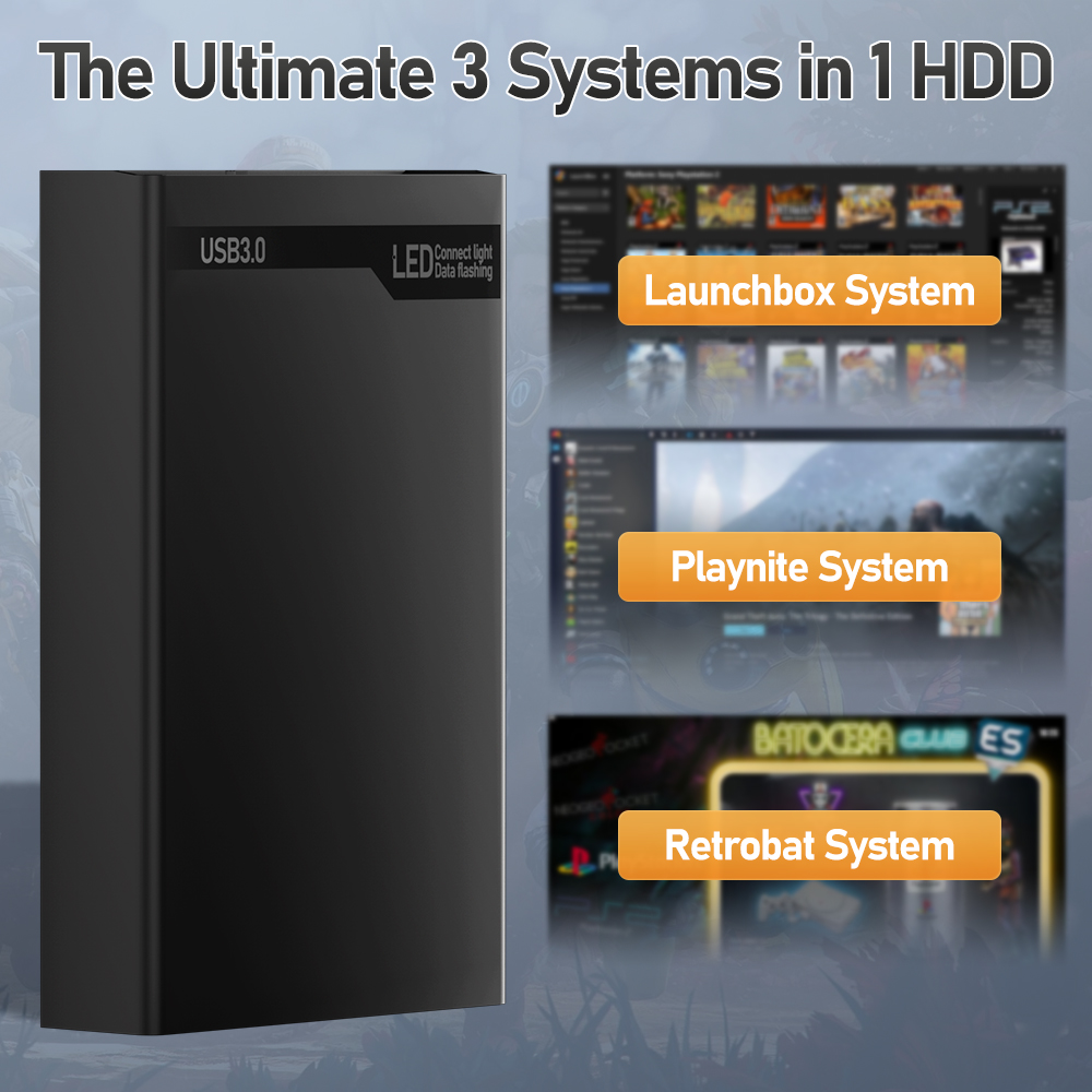 500G Retro Gaming HDD Video Ga - Retro Gaming Xbox recensie en prijs