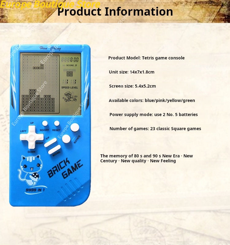 Groot scherm draagbare gamecon - Retro Gaming Handheld Console recensie en prijs